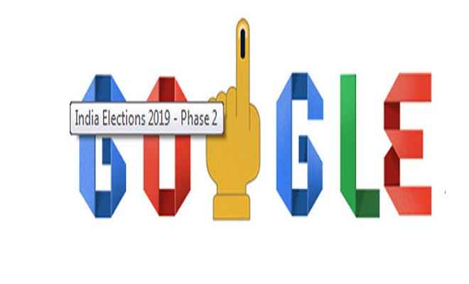 लोकतंत्र के इस उत्सव में गूगल भी लिया हिस्सा, दूसरे चरण में भी बनाया डूडल