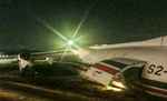रनवे से उतरा बांग्लादेशी विमान क्षतिग्रस्त, लगभग 15 लोग घायल