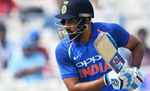 भारत बनाम वेस्टइंडीज: भारत को पहला झटका, रोहित 18 पर आउट, स्‍कोर 11 ओवर में 56 रन