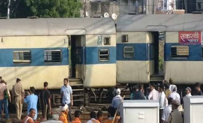 कानपुर स्टेशन पर मेमू लोकल ट्रेन के चार डिब्बे पटरी से उतरी, बड़ा हादसा टला, कोई हताहत नहीं