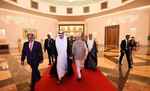 प्रधानमंत्री नरेन्द्र मोदी पहुंचे अबू धाबी, ‘ऑर्डर ऑफ जायद’ से होंगे सम्मानित