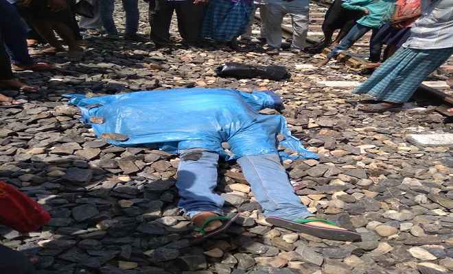 भैरोगंज के रेलवे ट्रैक पर युवक का क्षत विक्षत शव बरामद, इलाके में फैली सनसनी