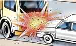 झारखंड: ट्रक और कार की टक्कर में चार लोगों की मौत, दो घायल