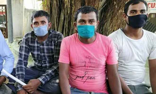 बीरगंज में नेपाल पुलिस ने छापेमारी कर तस्करी के 6 भैंस के साथ तीन लोगों को किया गिरफ्तार