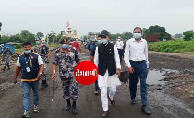 नेपाल के सांसद और सुरक्षा अधिकारियो ने किया भारत-नेपाल सीमा का निरीक्षण