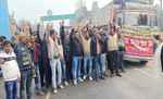 समस्तीपुर : बालू गिट्टी ढुलाई के नए नियम के विरोध में ट्रक मालिकों के आंदोलन जारी