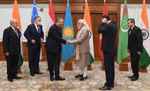 प्रधानमंत्री से मध्य एशियाई देशों के विदेश मंत्रियों ने मुलाकात की
