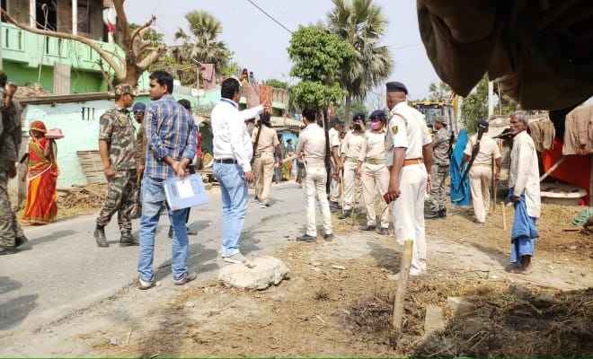 समस्तीपुर: अतिक्रमण मुक्त कराने पहुंची पुलिस पर हमला, कई को आई चोटें