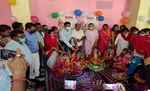 रक्सौल: 26 गर्भवती महिलाओं का टीकाकरण कर पारंपरिक गीत के साथ हुआ गोदभराई कार्यक्रम