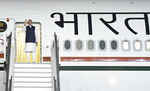 जी-7 शिखर सम्‍मेलन में भाग लेने भारत के प्रधानमंत्री नरेन्‍द्र मोदी रविवार को जर्मनी के शहर म्‍यूनिख पहुंचे