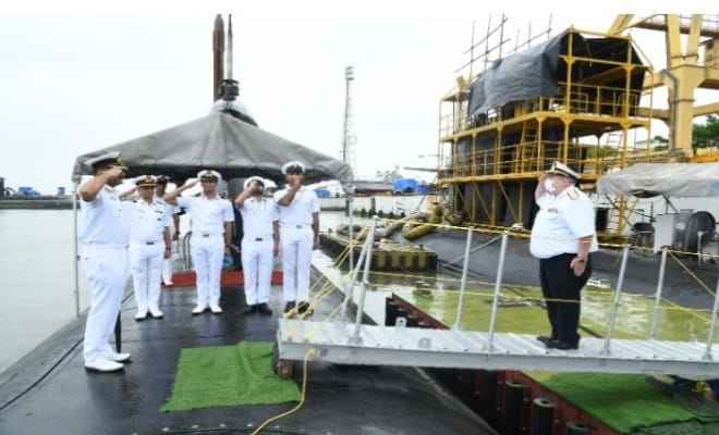 ब्राजील के नौसेना प्रतिनिधिमंडल ने पश्चिमी नौसेना कमान का दौरा किया