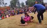 रक्सौल: महिला कुश्ती का हुआ आयोजन