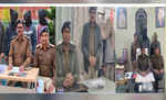 मोतिहारी पुलिस ने 24 घंटों में बेलबनवा से 2, पिपरा से 3 व शिकारगंज से 1 को मिलाकर छह को आर्म्स के साथ पकड़ा