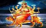 नवरात्रि के चौथा दिन मां कूष्मांडा की पूजा होती है - मां कूष्मांडा अष्टभुजा देवी के नाम से भी जानी जाती हैं