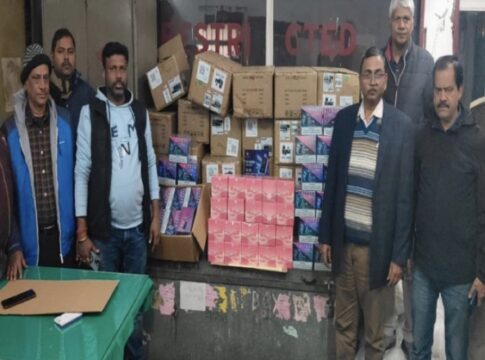 रक्सौल जंक्शन पर 2.63 करोड़ की ई-सिगरेट जब्त