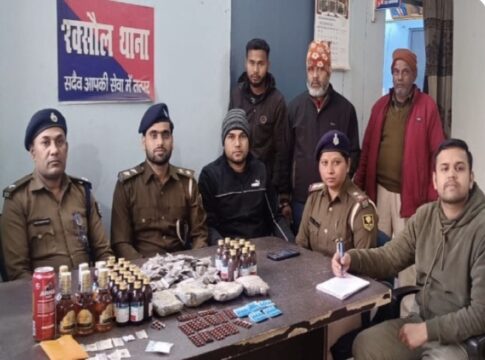 भारी मात्रा में चरस, गांजा व नशीली दवाएं ज़ब्त, अभियुक्त अबुलैश व पुत्र राजा गिरफ्तार