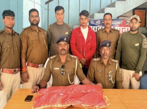 आदापुर पुलिस ने तस्करी के आरोप में फिर एक नेपाली नागरिक को पकड़ा, गांजा जब्त